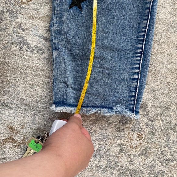 Stretchy Cropped Jogger Jeans with Stars Lounge Casual Stylish - Picture 11 of 12